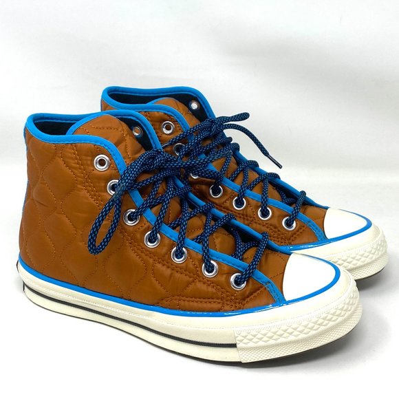 Converse Chuck 70 HI Amber Brown Blue High Top Shoes Women's Sneakers 169374C - Picture 3 of 10